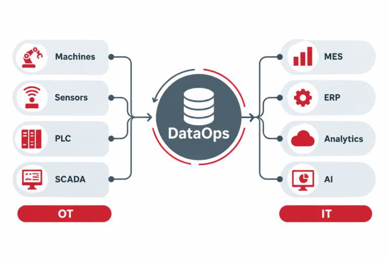 Industrial DataOps: Produktionsdaten über OT- und IT-Systeme hinweg verbinden Industrial DataOps: Produktionsdaten über OT- und IT-Systeme hinweg verbinden